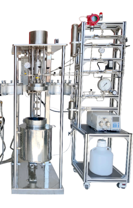 開啟式高壓反應(yīng)釜反應(yīng)系統(tǒng)(圖4) 開啟式高壓反應(yīng)釜反應(yīng)系統(tǒng)(圖4)